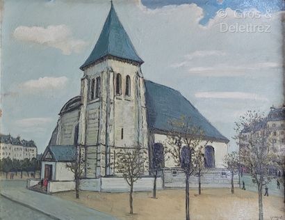 Alphonse QUIZET (1885-1955) Alphonse QUIZET (1885-1955)Eglise-Saint-Gervais-Saint-Protais,...