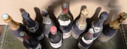 null 8 bottles and 1 magnum MISCELLANEOUS WINES FOR SALE IN THE STATE CHAMPAGNE,...