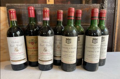 null 8 bouteilles BORDEAUX DIVERS (Saint Emilion Grand Cru)
4 Ch. LAGRANGE de LESCURE...