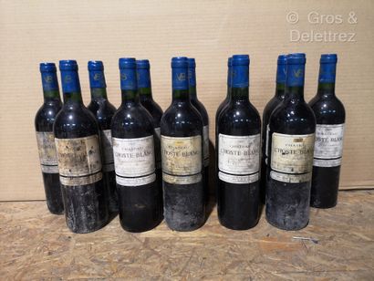 24 bottles BORDEAUX ROUGE Château L'HOSTE-BLANC...
