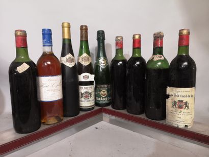 9 bouteilles VINS DIVERS FRANCE A VENDRE...