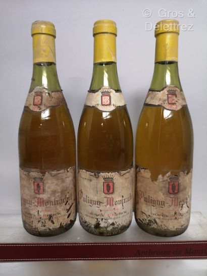 9 bottles PULIGNY MONTRACHET - Domaine Lionel...