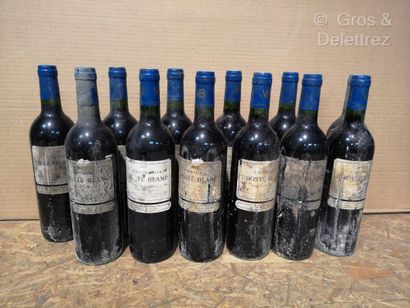 null 24 bottles BORDEAUX ROUGE Château L'HOSTE-BLANC 1997 and 1998 FOR SALE AS I...