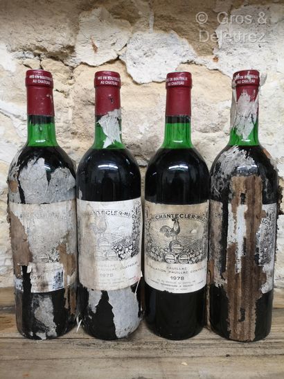 4 bottles Ch. CHANTECLAIR MILON - 2nd wine...