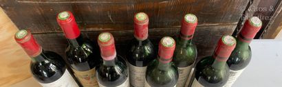 null 8 bouteilles BORDEAUX DIVERS (Saint Emilion Grand Cru)
4 Ch. LAGRANGE de LESCURE...