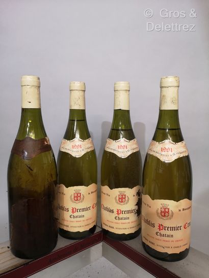 4 bouteilles CHABLIS 1er Cru 