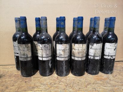 null 24 bottles BORDEAUX ROUGE Château L'HOSTE-BLANC 1997 and 1998 FOR SALE AS I...