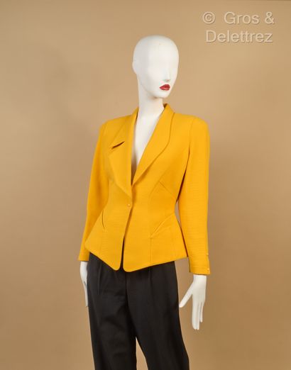 Thierry MUGLER - Jacket in cumin jersey with...