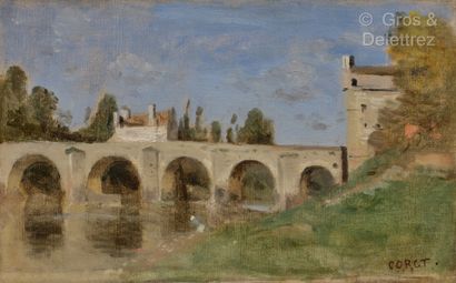 Camille COROT (1796-1875)
Mantes, le pont...