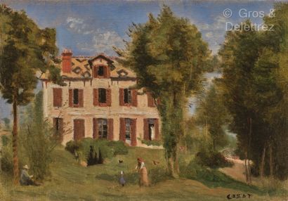 Camille COROT (1796-1875)
La Maison de M....