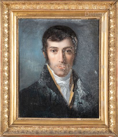 null Early 19th century French school
Portrait of a young man
Oil on canvas
44 x...