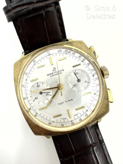 BREITLING, Modèle « Top Time », Référence 2009, Années 1970 Montre-bracelet chronographe...