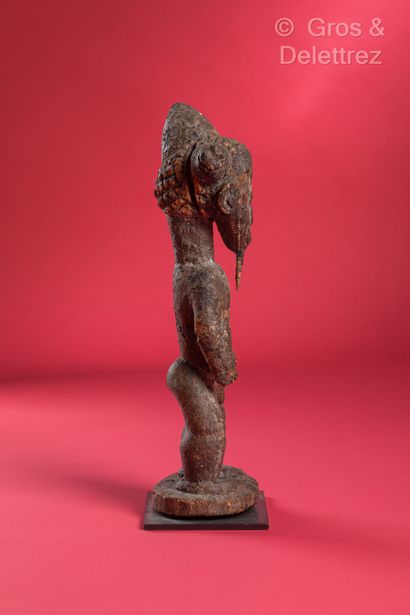 null Baoulé-Attié ?, Ivory Coast
Female statue
Wood with crusty patina
Height: 42.5...