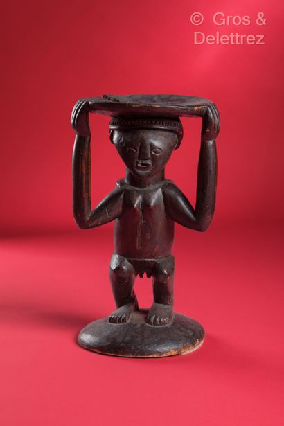 null Kipona Luba, Democratic Republic of Congo
Stool 
Wood
Early 20th century
Height:...