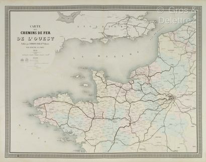 null CHAIX (Napoléon). Atlas des chemins de fer. Paris, Imprimerie et Librairie Centrale...