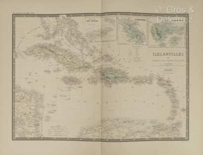 null BRUE (Adrien-Hubert) ; LEVASSEUR (Emile). Atlas de géographie moderne physique...
