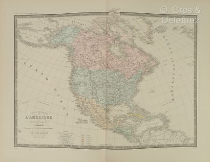 null BRUE (Adrien-Hubert) ; LEVASSEUR (Emile). Atlas de géographie moderne physique...