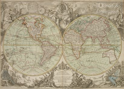 null BRION DE LA TOUR (Louis). [Atlas composite. Monde]. Paris, Desnos ou Jaillot,...