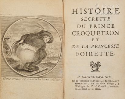 null [Marie-Madeleine de LUBERT]. Histoire secrette du prince Croqu'etron et de la...