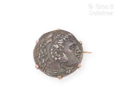 null Pièce de monnaie antique–Macédoine, Alexandre Le Grand–en argent 800 millièmes...