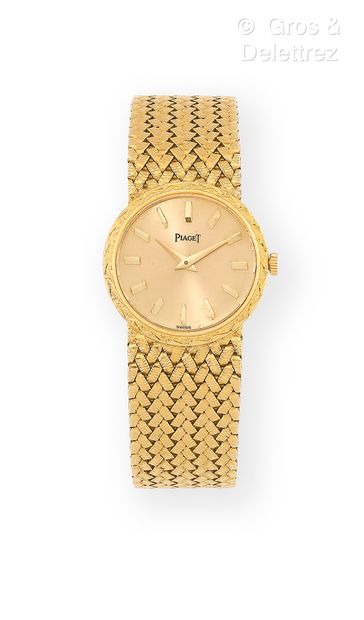 PIAGET pour VAN CLEEF & ARPELS, Référence « 924 P 5 », Années 1970 Bracelet-montre...