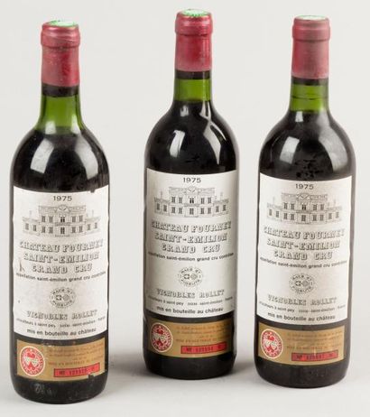 null 3 Bouteilles CH. FOURNEY, St-Emilion 1975 (1 TLB)