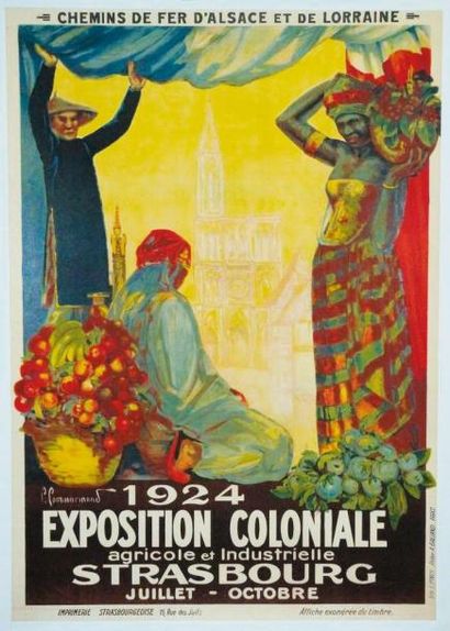 null [AFFICHE]. COMMARMOND Pierre. Exposition Coloniale Agricole et Industrielle...