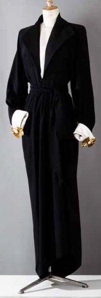 Yves Saint LAURENT Haute couture n°63773 Robert Goossens Automne-Hiver 1988-1989...