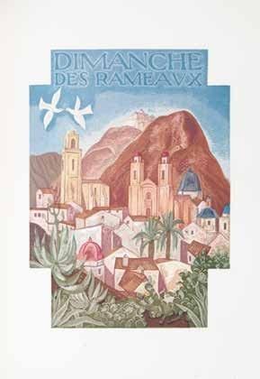 [Daragnès] MIRÓ Gabriel. Semaine Sainte. Paris, Montmartre, 1931, in-4 de 59 pages...