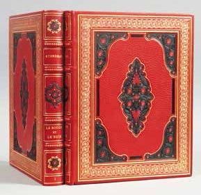 [PICHARD] STENDHAL. Le Rouge et le Noir. Paris, Vital de Valence, 1947, 2 volumes...