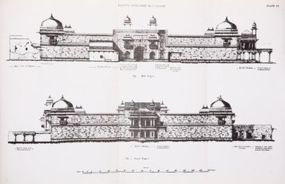 SMITH Edmund W The Moghul architecture of Fathpur-Sikri. Delhi, Faranasi, 1973. 2...