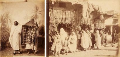Garrigues - Neurdein Frères et autres Algérie. Tunisie. c. 1870-1900. Danseuses du...