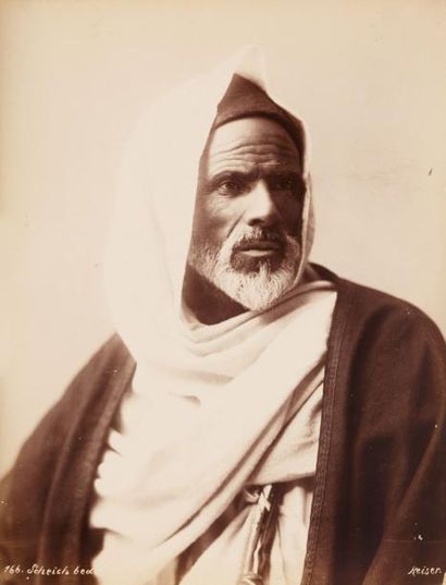 Andreas D. Reiser (1840-1898) Égypte, c. 1880. Famille d'un cheikh bédouin. Bédouins...