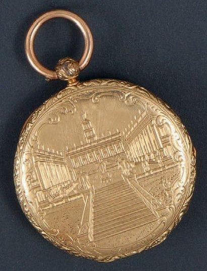 VACHERON CONSTANTIN à GENEVE N°45127 vers 1860 Montre de poche en or. Boîtier rond....