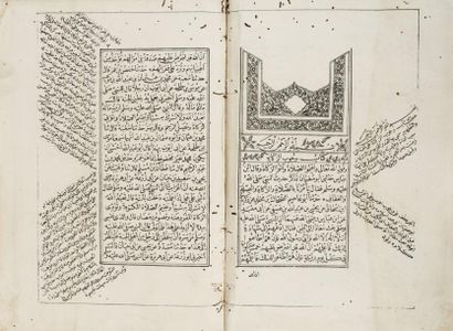 [Al-BOUKHÂRÎ] Cheikh Hassen al-Adaoui al-Hamzaoui. Manuscrit expliquant le livre...