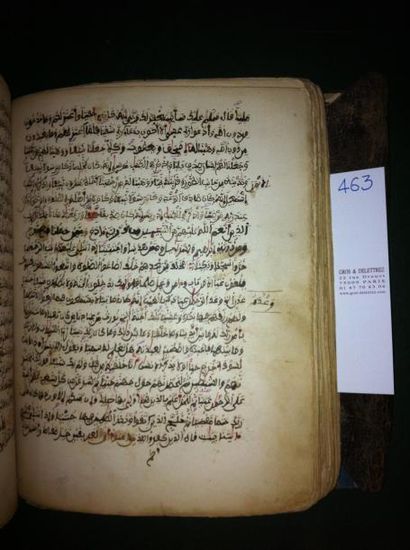 null Coran rustique. Manuscrit maghrébin de plusieurs mains, du XXe siècle, de 149...