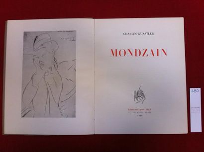 KUNSTLER Charles Mondzain. Paris, Montbrun, 1948, in-4 broché sous couverture rempliée,...