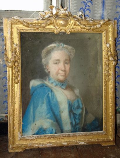 ECOLE FRANCAISE DU XVIIIème siècle 
Portrait...