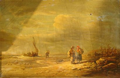 null Jules de BUISSERET (XIXème siècle)

Le retour de la pêche

Toile, signée et...