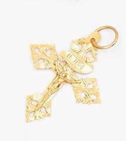 Pendentif «Croix de Savoie» en or jaune....