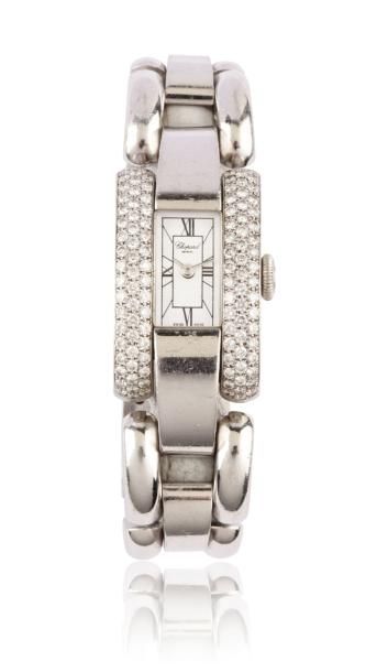 CHOPARD LA STRADA n°490510/433-1 vers 2000 Belle montre bracelet de dame en or blanc....