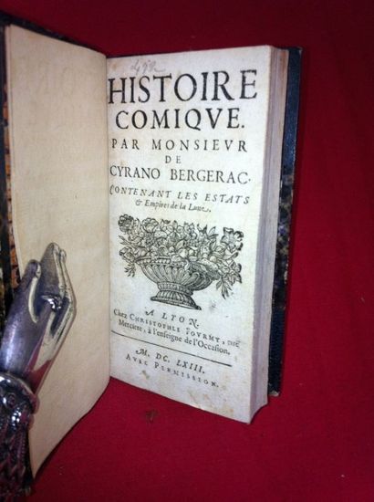 CYRANO de BERGERAC Savinien Histoire comique contenant Les Estats et Empires du Soleil....