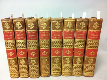 FURGOLE Jean-Baptiste Oeuvres complètes. Paris, Celot, 1775-1776, 8 volumes in-8...