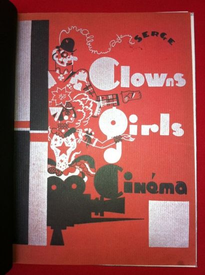 SERGE Pseudonyme de Maurice FEAUDIERE. Clowns, Girls, Cinéma. 50 dessins de Serge....