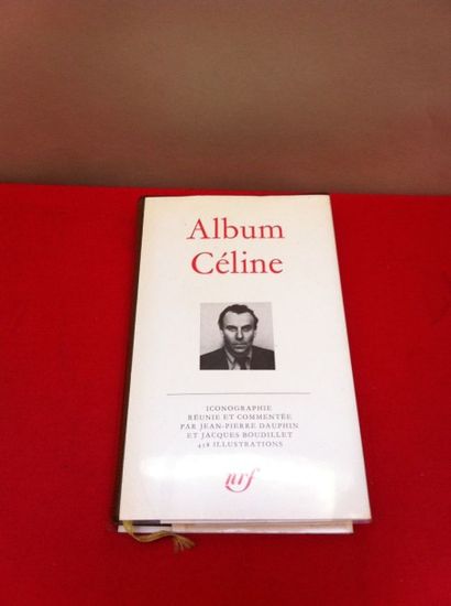 [CELINE] Album Celine. Paris, NRF, 1977, in-12 reliure Pleiade sous jaquette et rhodoïd,...