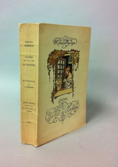 MURGER Henry Scènes de la Vie de Bohême. Paris, Kieffer, 1921, in-12 broché, couverture...