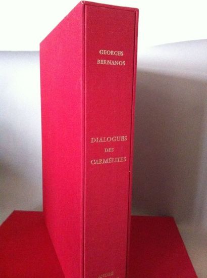 BERNANOS Georges Dialogues des Carmélites. Paris, Bibliophiles de l'Automobile-Club...
