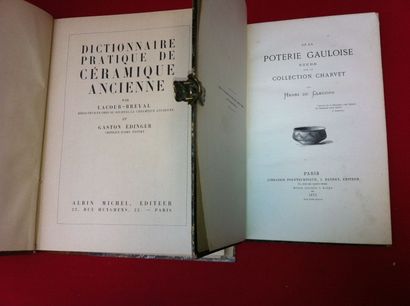 LACOUR-BREVAL et EDINGER Dictionnaire pratique de Céramique ancienne. Relié.Du CLEUZIOU....