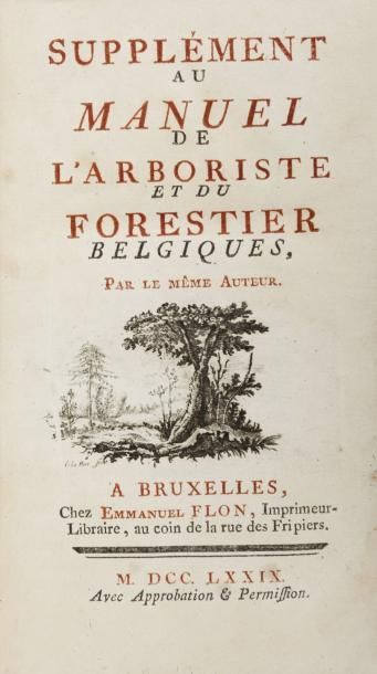 POEDERLE de Manuel de l'Arboriste et du Forestier belgiques, Et: Supplément au manuel...