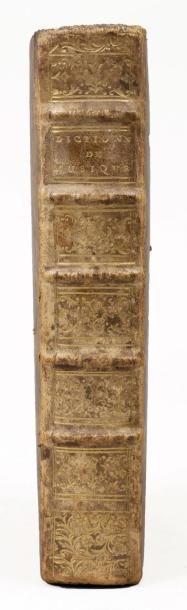 ROUSSEAU Jean-Jacques Dictionnaire de Musique. Paris, chez la Veuve Duchesne, 1768,...